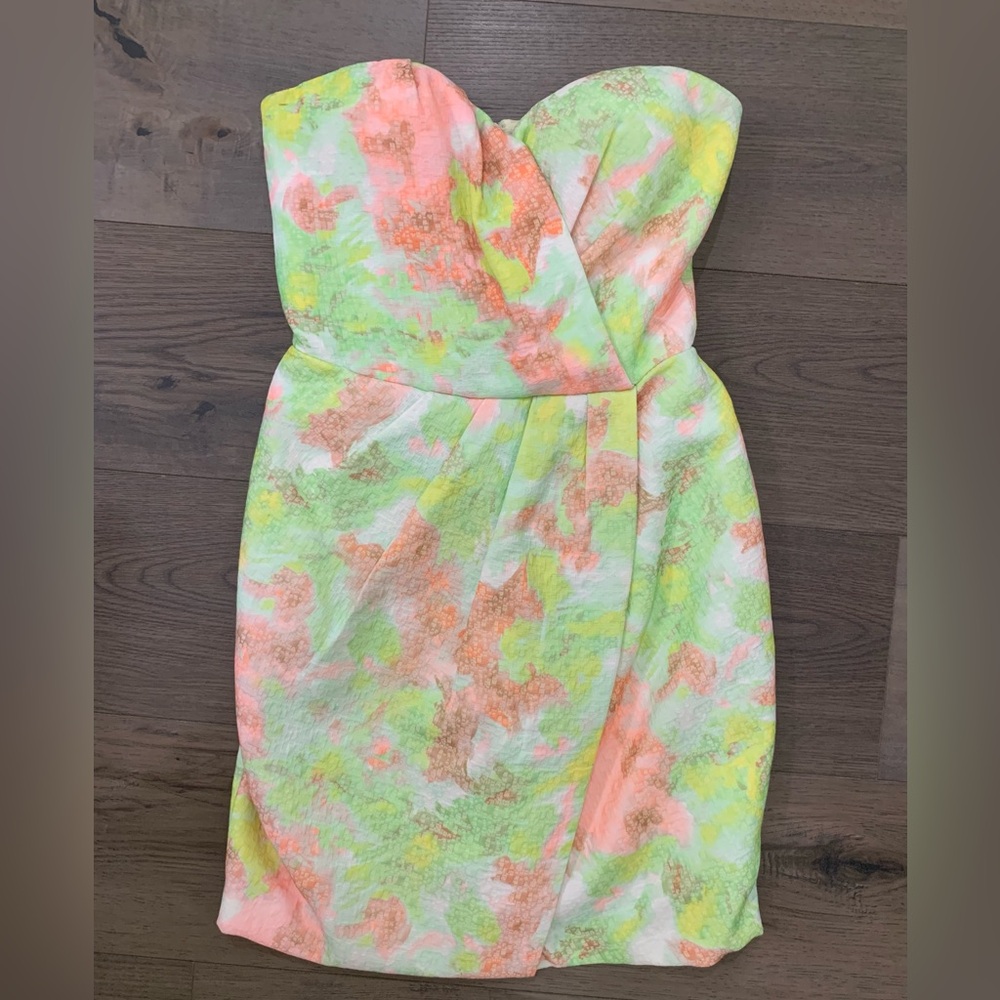 Fable brand boutique strapless minidress, size small, brand new without tags